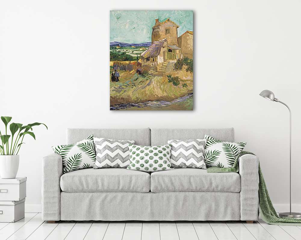 Az öreg malom (1888) (többrészes kép) - vászonkép, falikép otthonra és irodába