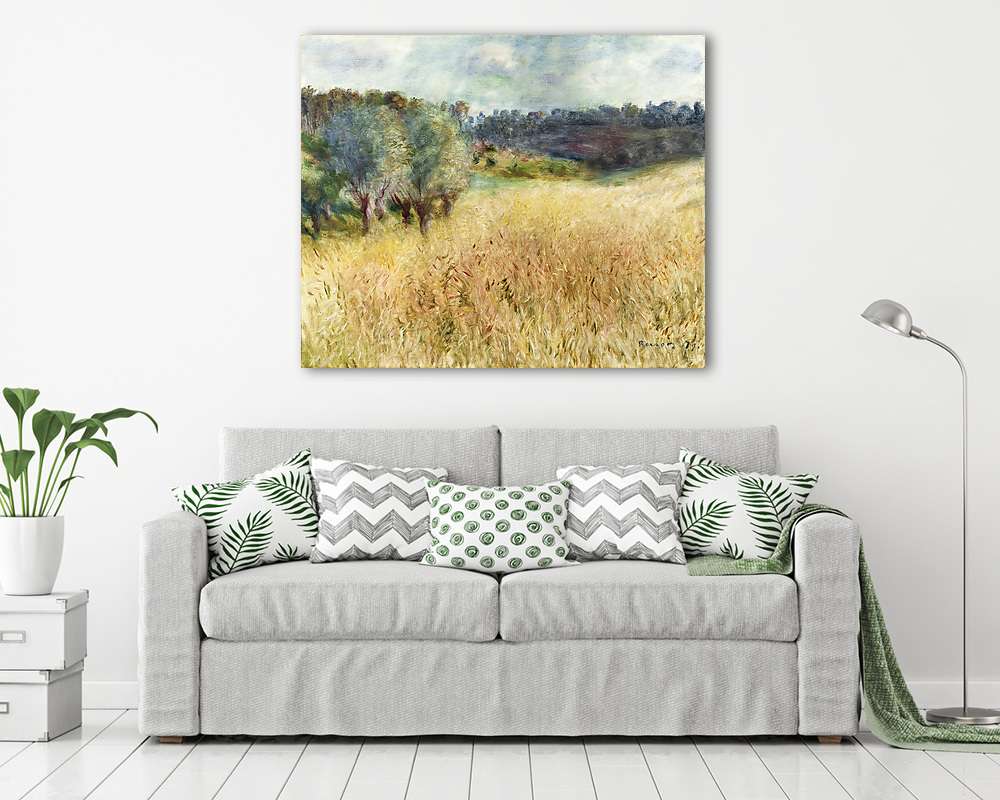 Búzamező (1879) - vászonkép, falikép vásárlás Búzamező (1879) (vászonkép) - vászonkép, falikép otthonra és irodába