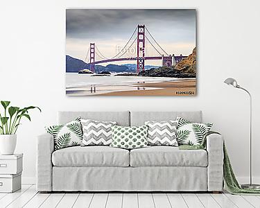 Kilátás a Golden Gate hídra (vászonkép) - vászonkép, falikép otthonra és irodába
