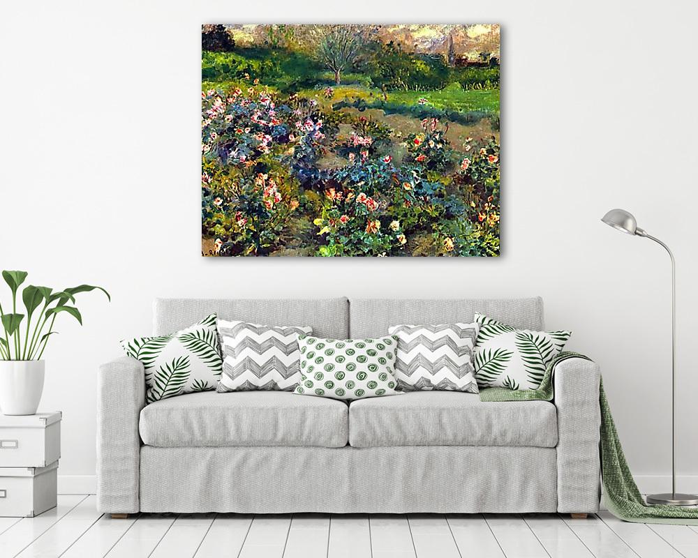 Rózsakert (többrészes kép) - vászonkép, falikép otthonra és irodába