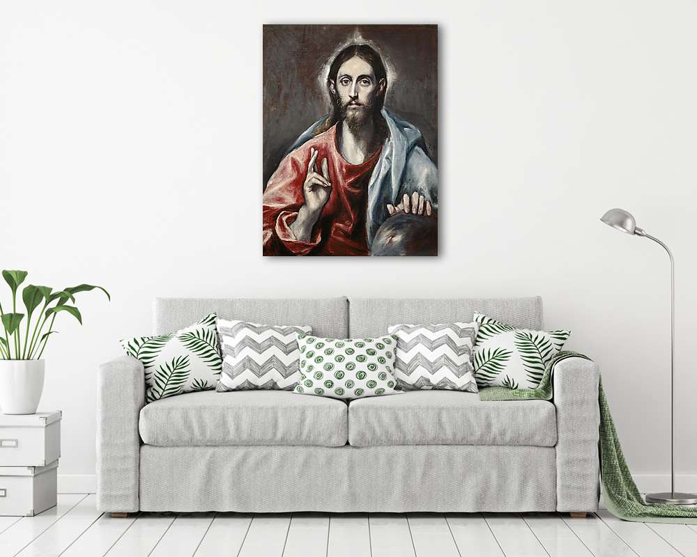 Krisztusi áldás (bögre) - vászonkép, falikép otthonra és irodába