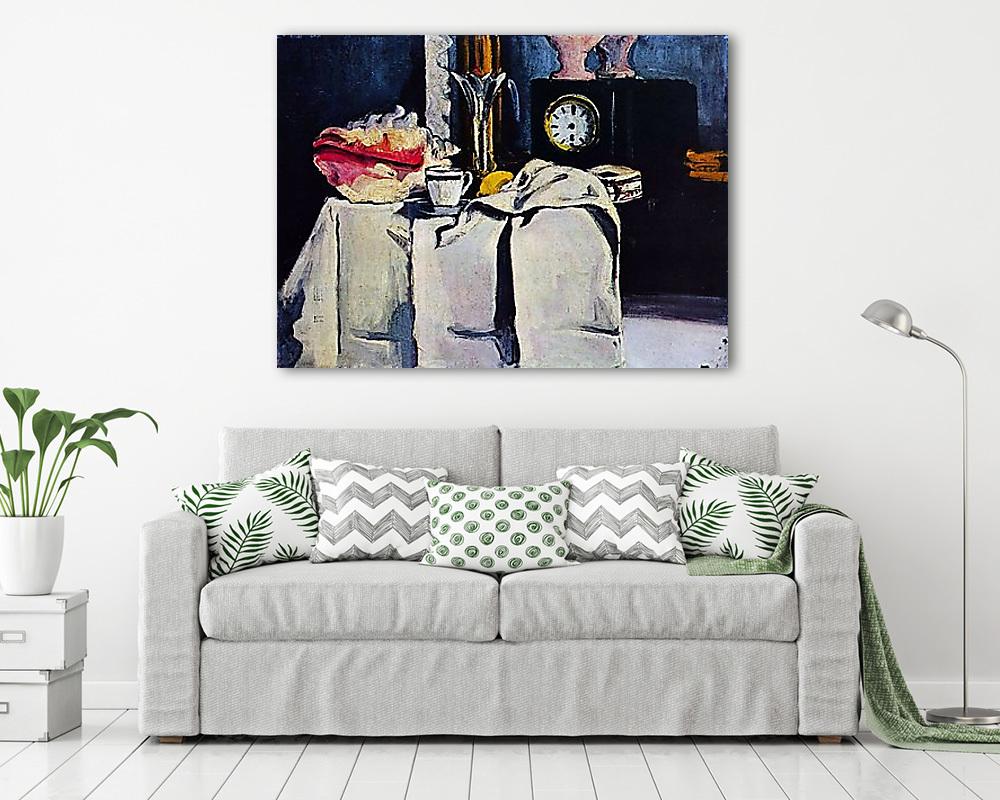 Fekete óraszekrény - vászonkép, falikép vásárlás Fekete óraszekrény (keretezett kép) - vászonkép, falikép otthonra és irodába