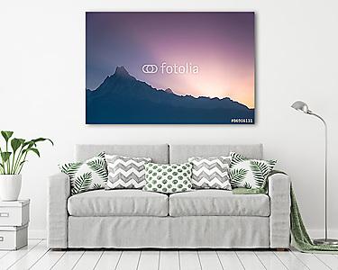 Napkelte a hegyekben.  (vászonkép) - vászonkép, falikép otthonra és irodába