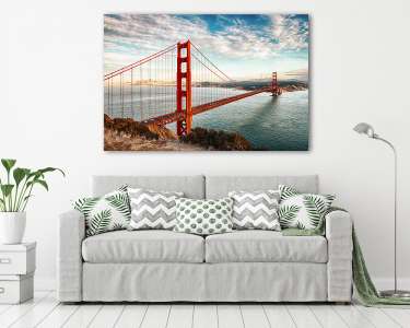Golden Gate híd, San Francisco (vászonkép) - vászonkép, falikép otthonra és irodába