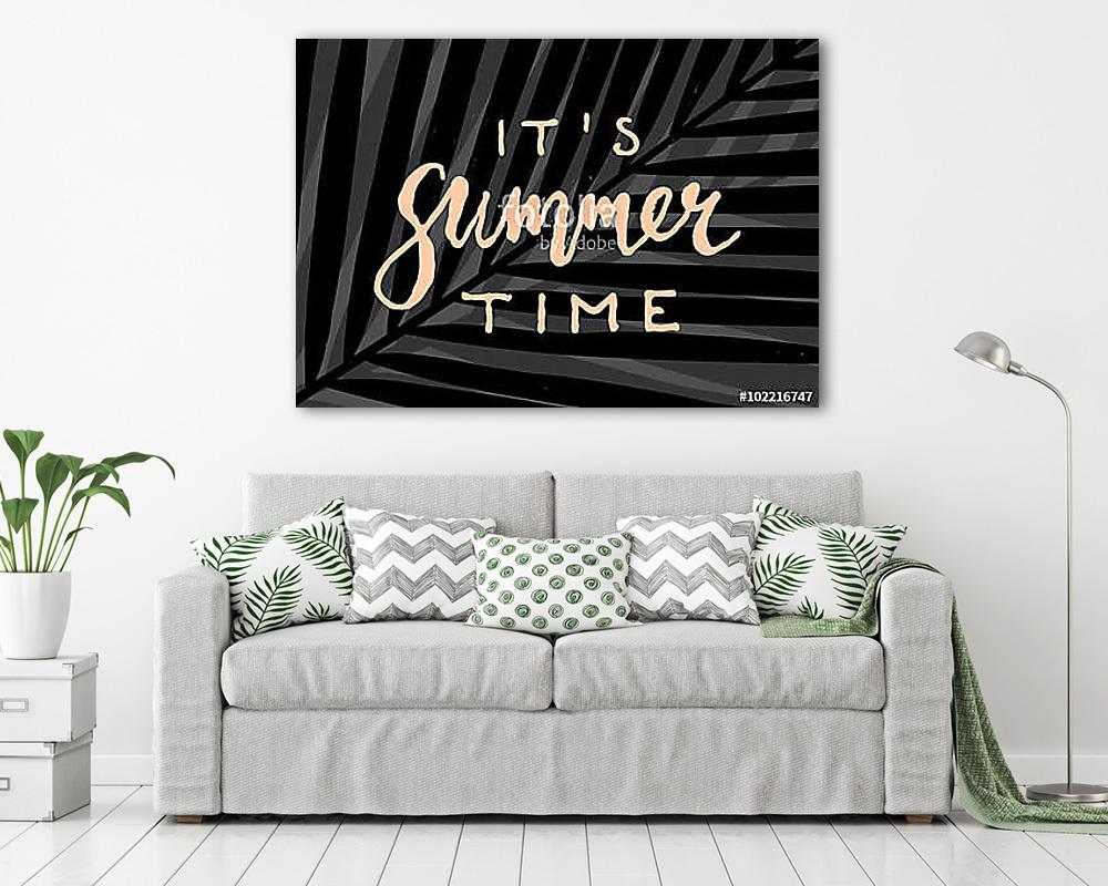 It's Summer Time Poster Design - vászonkép, falikép vásárlás It's Summer Time Poster Design (vászonkép) - vászonkép, falikép otthonra és irodába