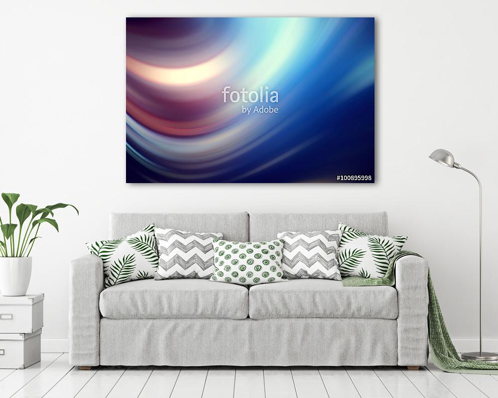 blurred multicolored gradient lines in motion - vászonkép, falikép vásárlás blurred multicolored gradient lines in motion (vászonkép) - vászonkép, falikép otthonra és irodába