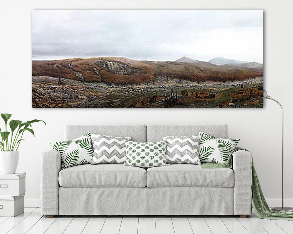 Magyarok bejövetele - panoráma részlet 5. (fotótapéta) - vászonkép, falikép otthonra és irodába