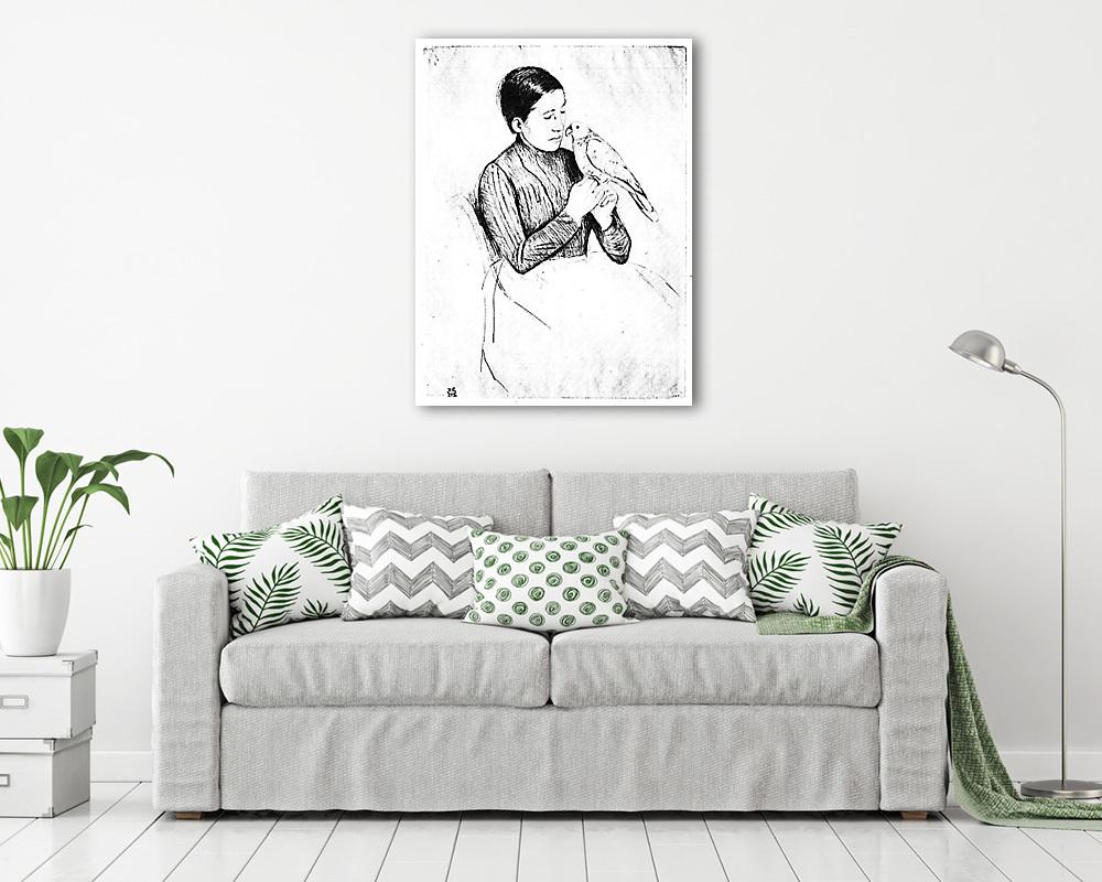 A papagáj (vászonkép) - vászonkép, falikép otthonra és irodába