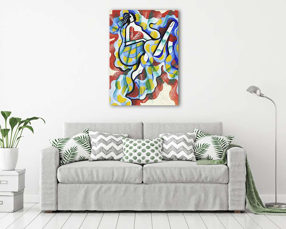 Absztrakt hölgy - vászonkép, falikép vásárlás Absztrakt hölgy (fotótapéta) - vászonkép, falikép otthonra és irodába