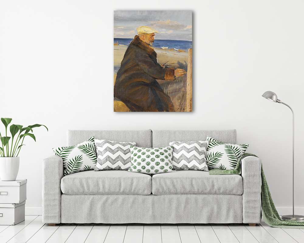 Michael Ancher fest (fotótapéta) - vászonkép, falikép otthonra és irodába