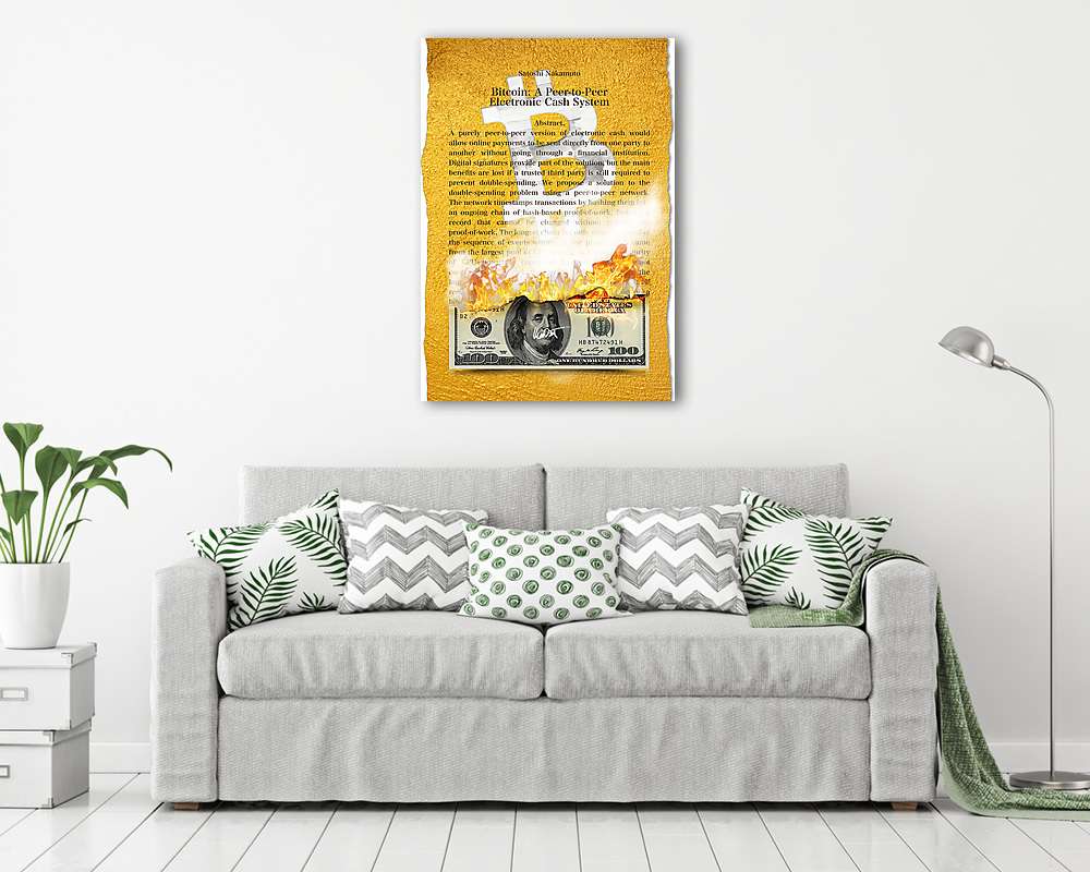 BTC (MenzArt) (vászonkép) - vászonkép, falikép otthonra és irodába