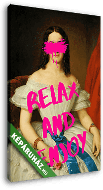 Relax and enjoy 2. (Barokk & Graffiti) - vászonkép 3D látványterv