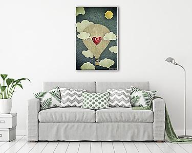 Szerelme az égig ér (vászonkép) - vászonkép, falikép otthonra és irodába
