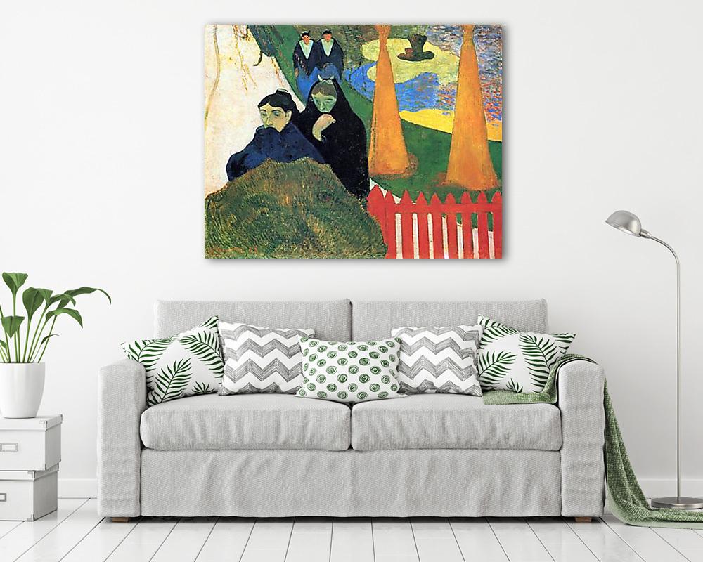 Öreg cselédek egy télikertben - Arles-ban (bögre) - vászonkép, falikép otthonra és irodába