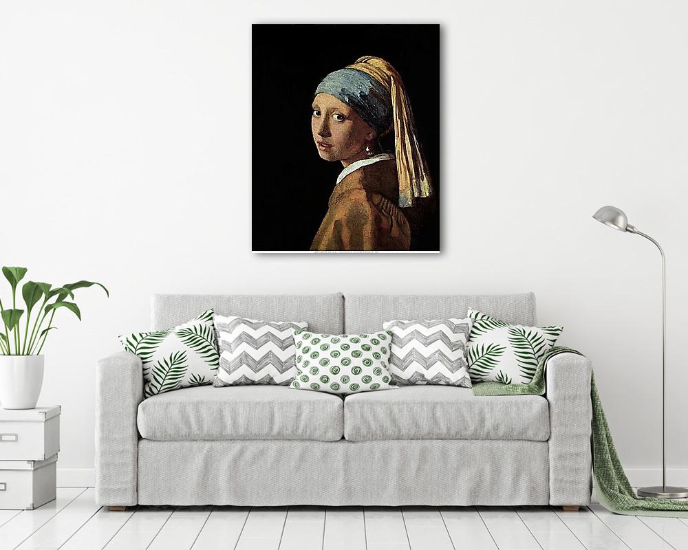 Lány gyöngy fülbevalóval (bögre) - vászonkép, falikép otthonra és irodába