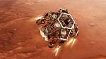 Perseverance Mars Rover begyújtja a leszálló rakétákat (Illusztráció) (id: 22000) falikép keretezve