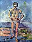 Paul Cézanne: Egy úszó (id: 400) vászonkép