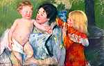 Mary Cassatt: Fürdetés után (id: 1904) bögre