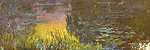 Claude Monet: Tavirózsák lenyugvó napnál (id: 3007) tapéta