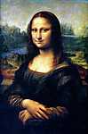 Leonardo da Vinci: Mona Lisa, La Gioconda (id: 507) falikép keretezve