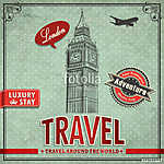 Vintage Big Ben Travel vacation poster (id: 11809) poszter
