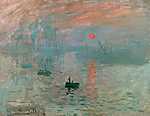 Vincent Van Gogh: Napfelkelte (Színváltozat) (id: 3210) többrészes vászonkép