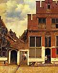 Jan Vermeer: Kis utcarészlet (id: 1012) tapéta