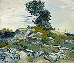Vincent Van Gogh: Sziklák (id: 2913) tapéta