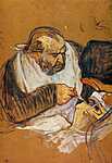 Henri de Toulouse Lautrec: Doctor Pean operál (id: 1114) többrészes vászonkép