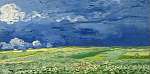 Vincent Van Gogh: Viharfelhők a búzamező felett (id: 22714) többrészes vászonkép