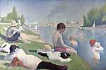 Georges Seurat: Fürdőzés Asnières-ban (id: 2614) bögre