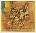 Paul Klee:  (id: 12115) falikép keretezve