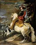 Lovas porté Gaspar de Guzmánról vászonkép, poszter vagy falikép