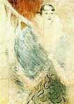 Henri de Toulouse Lautrec: Elsa dite la Liennoise (id: 1116) bögre