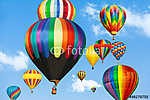 Hőlégballon-verseny vászonkép, poszter vagy falikép