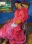 Paul Gauguin: Faaturuma (1891) - Színverzió 1. (id: 3918) tapéta