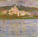 Claude Monet: Vétheuil látképe (1902) (id: 3019) tapéta