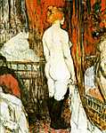 Henri de Toulouse Lautrec: Női akt a tükör előtt (id: 1120) bögre