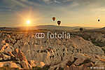 Amikor a nap felkel Cappadocia Turkey-ban (id: 6420) poszter