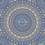 Blue Mandala (id: 13022) többrészes vászonkép