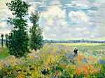 Claude Monet: Pipacsmező Argenteuil-nél (id: 323) bögre