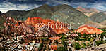 A Hétszínű- hegy, Argentína vászonkép, poszter vagy falikép