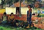 Paul Gauguin: Tahiti nők - Miért vagy dühös? (id: 926) tapéta