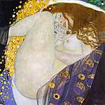 Gustav Klimt:  (id: 3528) falikép keretezve