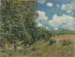 Alfred Sisley: Út  Versailles és Saint Germain között (id: 20630) tapéta