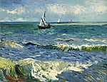 Claude Monet: A tenger Les Saintes Maries de la Mer-nél (id: 2931) poszter