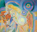 Robert Delaunay: Olvasó női akt (id: 2834) tapéta