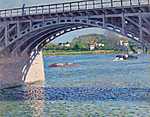 Gustave Caillebotte: Híd Argenteuil-ban (id: 3135) tapéta
