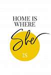 Home is where she is - páros kép - 1. vászonkép, poszter vagy falikép