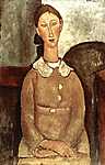 Modigliani: Nő sárga ruhában (id: 937) falikép keretezve